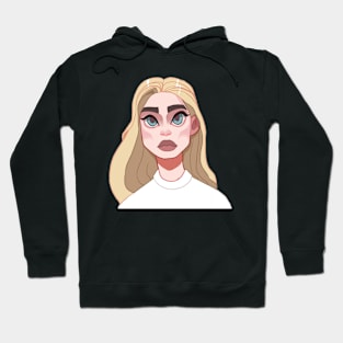 Girl face Hoodie